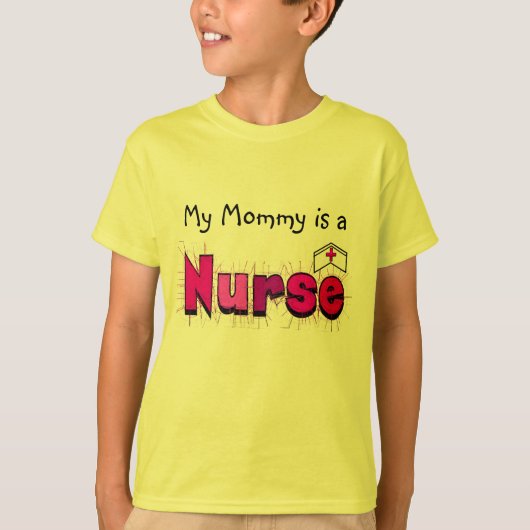 Meine Mama ist eine Krankenschwester--KinderT - T-Shirt (Vorderseite)