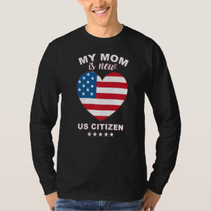 Meine Mama ist eine neue amerikanische Flagge im Z T-Shirt