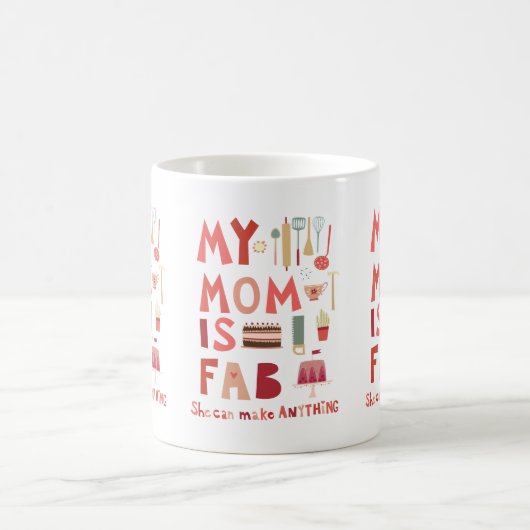 Meine Mama ist Fab Kaffeetasse (Mittel)
