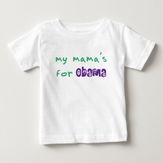 Meine Mama ist für Obama Kleinkind-L/S-T - Shirt (Vorderseite)