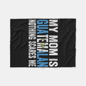 Meine Mama ist Guatemala nichts macht mich lustig Fleecedecke (Vorderseite (Horizontal))