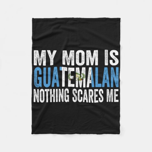 Meine Mama ist Guatemala nichts macht mich lustig Fleecedecke (Vorderseite)