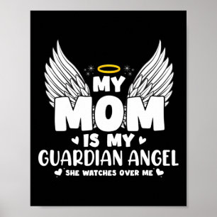Meine Mama ist mein Tag der Angel-Gedenkstätte im Poster
