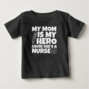Meine Mama ist meine Heldin, weil sie ein Krankenk Baby T-shirt