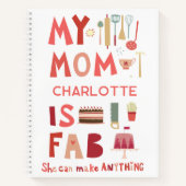 Meine Mama ist Personalisierter Fab-Spaß Notizblock (Vorderseite)