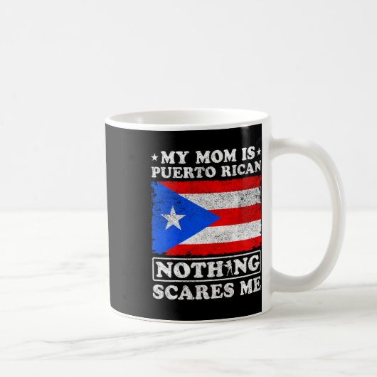 Meine Mama ist puerto-ricanisch nichts stört mich  Kaffeetasse (Rechts)
