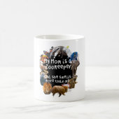 Meine Mama ist Zookeeper Kaffeetasse (Mittel)