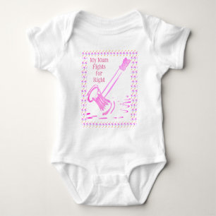 Meine Mama kämpft für den richtigen Gavel Baby Bod Strampler