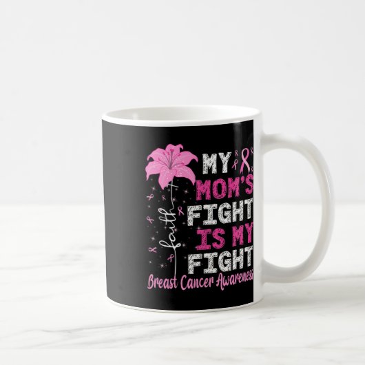 Meine Mama kämpft gegen Brustkrebs Kaffeetasse (Rechts)