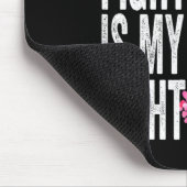 Meine Mama kämpft gegen Brustkrebs Mousepad (Ecke)