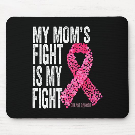 Meine Mama kämpft gegen Brustkrebs Mousepad (Vorne)