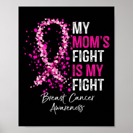 Meine Mama kämpft gegen Brustkrebs Poster (Vorne)