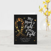 Meine Mama kämpft gegen Crps Karte (Gelbe Blume)