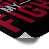 Meine Mama kämpft gegen meine Sichelzellanämie Poster (Ecke)