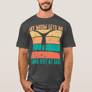 Meine Mama Lasse mich bei Bars Gymnastik Frauen F T-Shirt