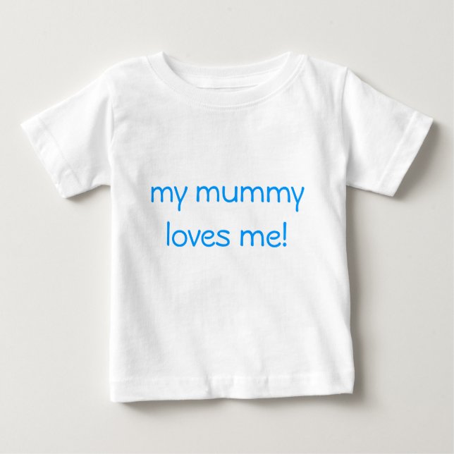 meine Mama-Lieben ich! Baby T-shirt (Vorderseite)