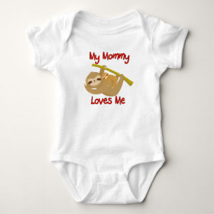 Meine Mama-Lieben ich Sloth Baby Strampler