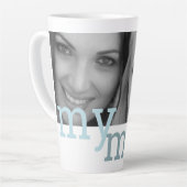 Meine Mama Mutter Tochter Foto Muttertag Milchtasse (Linke Ecke)