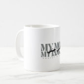 MEINE MAMA MY JANNAH Personalisiertes Geschenk für Kaffeetasse (Vorderseite Links)