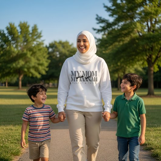 MEINE MAMA MY JANNAH Personalisiertes Geschenk für Sweatshirt