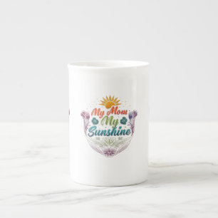 Meine Mama, My Sunshine" Spezialität Knochen China Porzellantasse