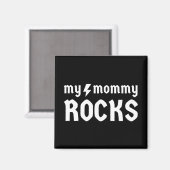 Meine Mama Rocks Magnet (Vorderseite/Rückseite)