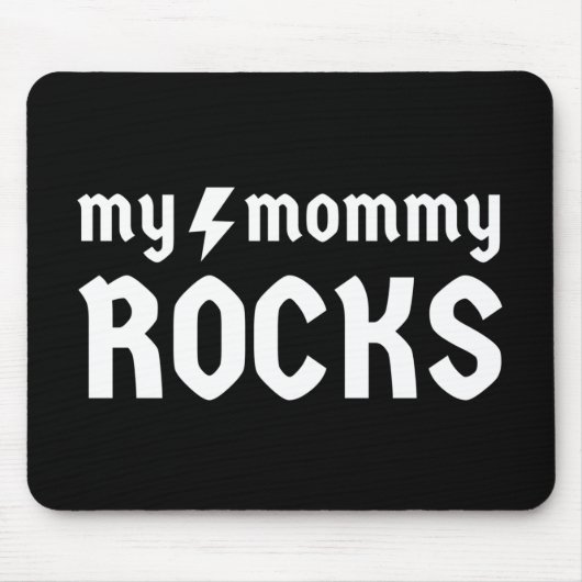 Meine Mama Rocks Mousepad (Vorne)
