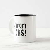 Meine Mama rockt! Tasse (Vorderseite Links)