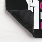 Meine Mama schlägt Brustkrebs wie eine Boss-Kriege Mousepad (Ecke)