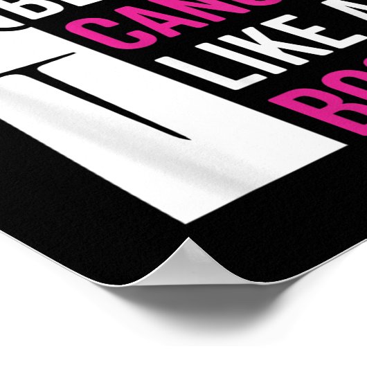 Meine Mama schlägt Brustkrebs wie eine Boss-Kriege Poster (Ecke)