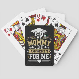 Meine Mama tat es und sie machte es für mich Mama Spielkarten