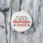 Meine Mama wählt für McPalin 2008 Knopf Button (Beispiel)
