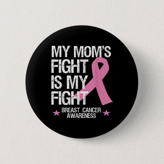 Meine Mamas kämpfen gegen Brustkrebs Button (Vorderseite)