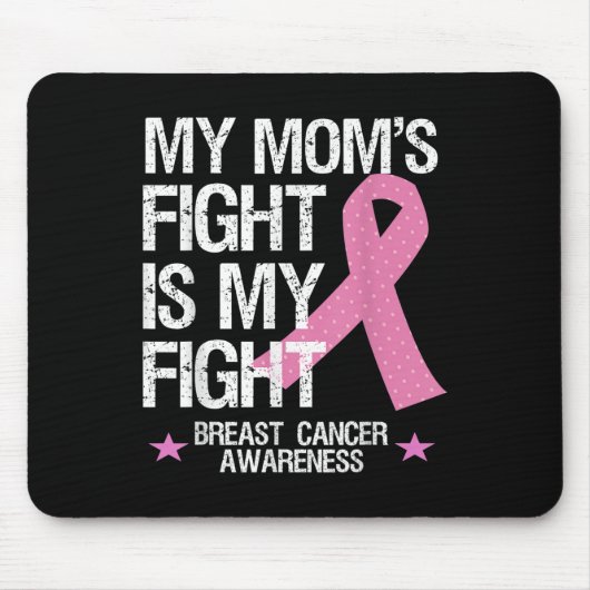 Meine Mamas kämpfen gegen Brustkrebs Mousepad (Vorne)