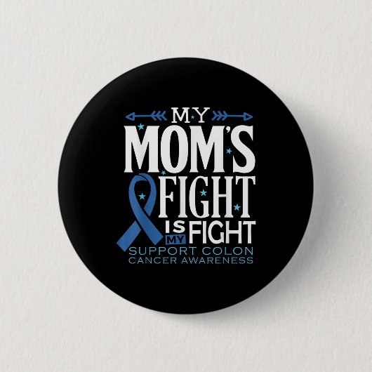Meine Mamas kämpfen gegen Kolonkarzinom Button (Vorderseite)