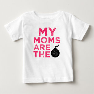 Meine Mamas sind das Mamma-Baby-Shirt der Bombe Baby T-shirt