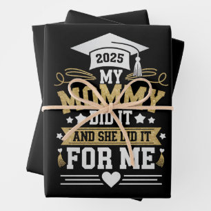 Meine Mami hat es getan und sie hat es für mich ge Geschenkpapier Set