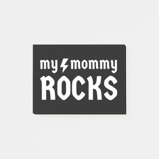 Meine Mami ist super Post-it Klebezettel (Vorderseite)