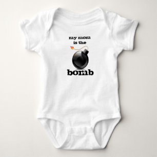 meine Mamma ist die Bombe Baby Strampler