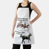 MEINE MARE IST IN DER SAISON, FALSCHES PFERD-COMIC SCHÜRZE (InSitu)