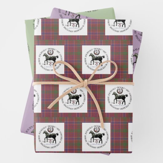 meine Marke Geschenkpapier Set (Beispiel)