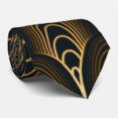 Meine Marke Neck Ties - Art Deco Collection Krawatte (Gerollt)