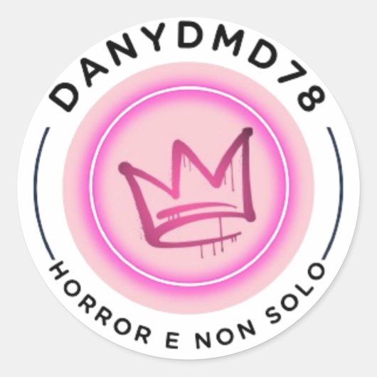 Meine Marke Runder Aufkleber (Vorderseite)