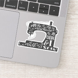 Meine Maschine ruft an Aufkleber