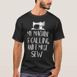 Meine Maschine ruft an und ich muss schnelles Nähe T-Shirt