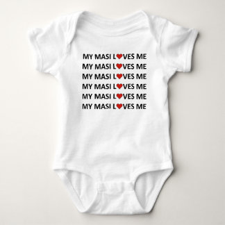 MEINE MASI-LIEBEN MICH ROT HERZ BABY STRAMPLER