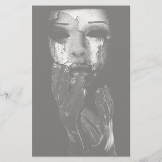 Meine Maske fallen Briefpapier (Vorderseite)