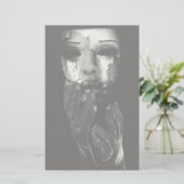 Meine Maske fallen Briefpapier (Stehend Vorderseite)