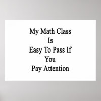 Meine Mathematik-Klasse ist einfach zu bestehen, w