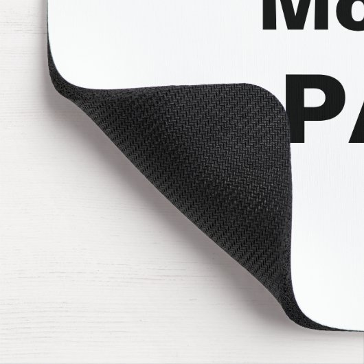 Meine Maus Pad Typografie Mousepad (Ecke)